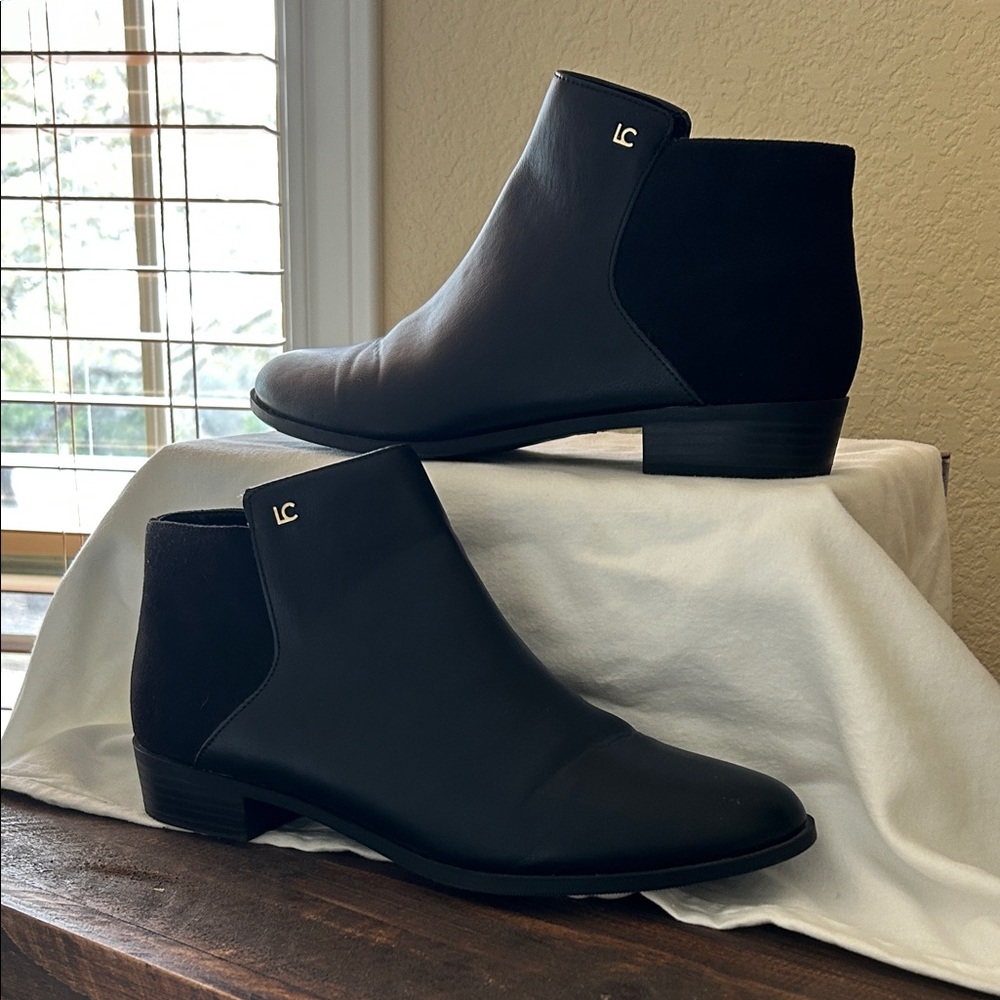 Liz Claiborne Classic Black Ankle Booties - Picture 5 of 9